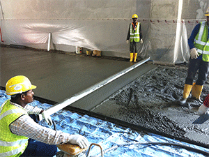 Laying a defined movement floor in Singapore